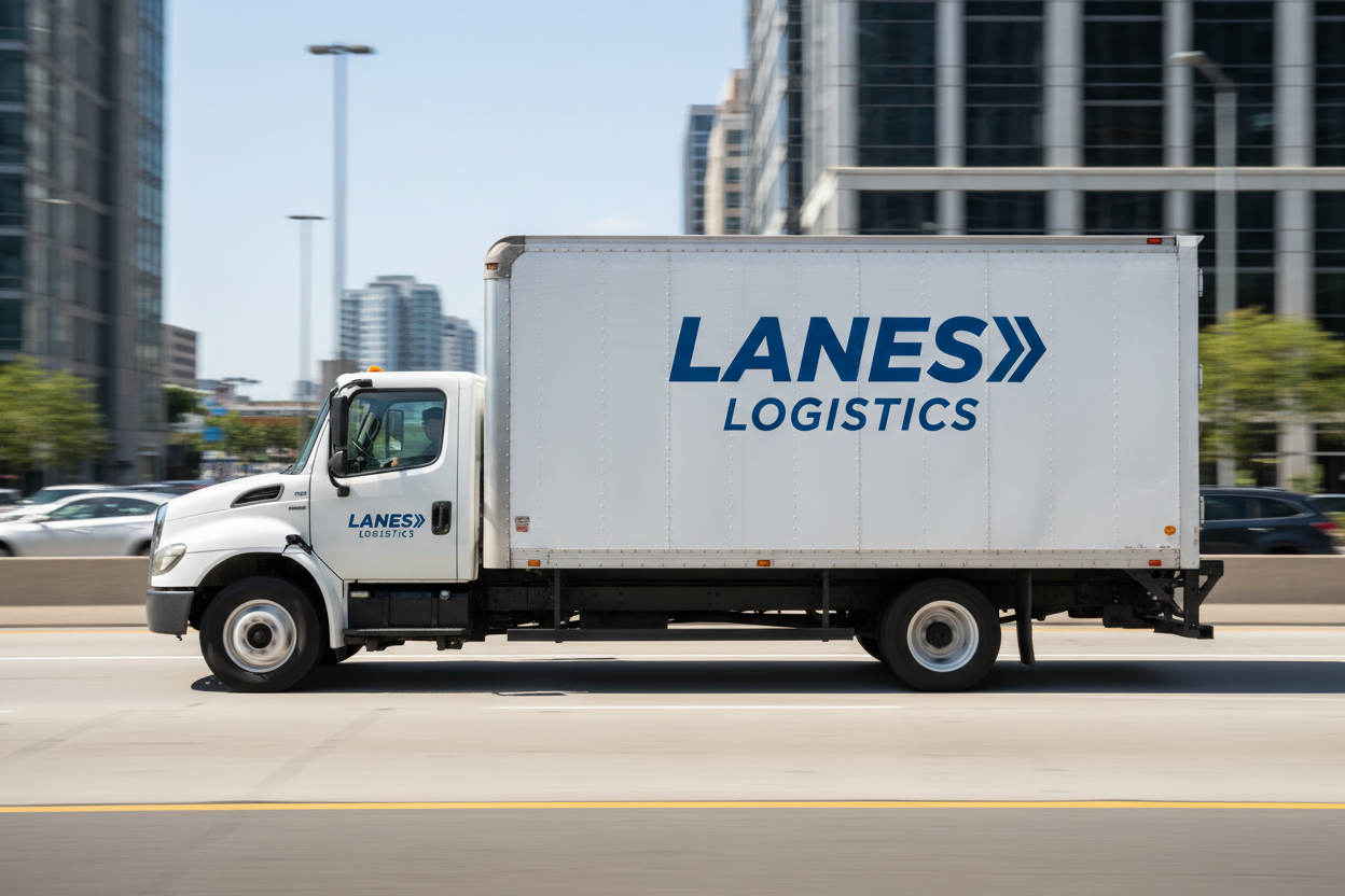 Instead of global logistics on the truck put Lanes Logistics